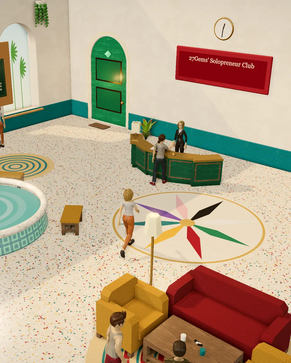 The lobby of the Club