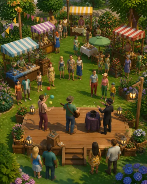 Trader's Network, a community fair with stalls, booths and entertainers